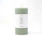 100% Beeswax Pillar Candles | Eucalyptus