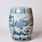 Blue and White Porcelain Pheasant Garden Seat