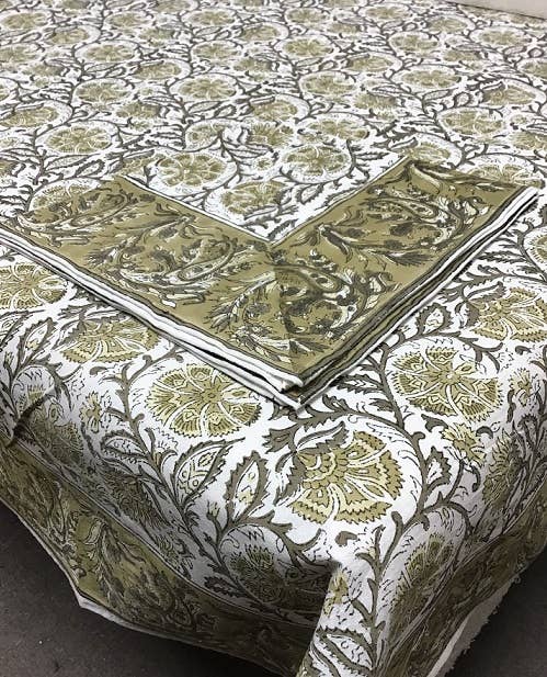 Tablecloth 60X120 Kalam Green