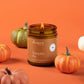 Pumpkin Pie Essential Oil Beeswax Jar Candle: Non-Toxic
