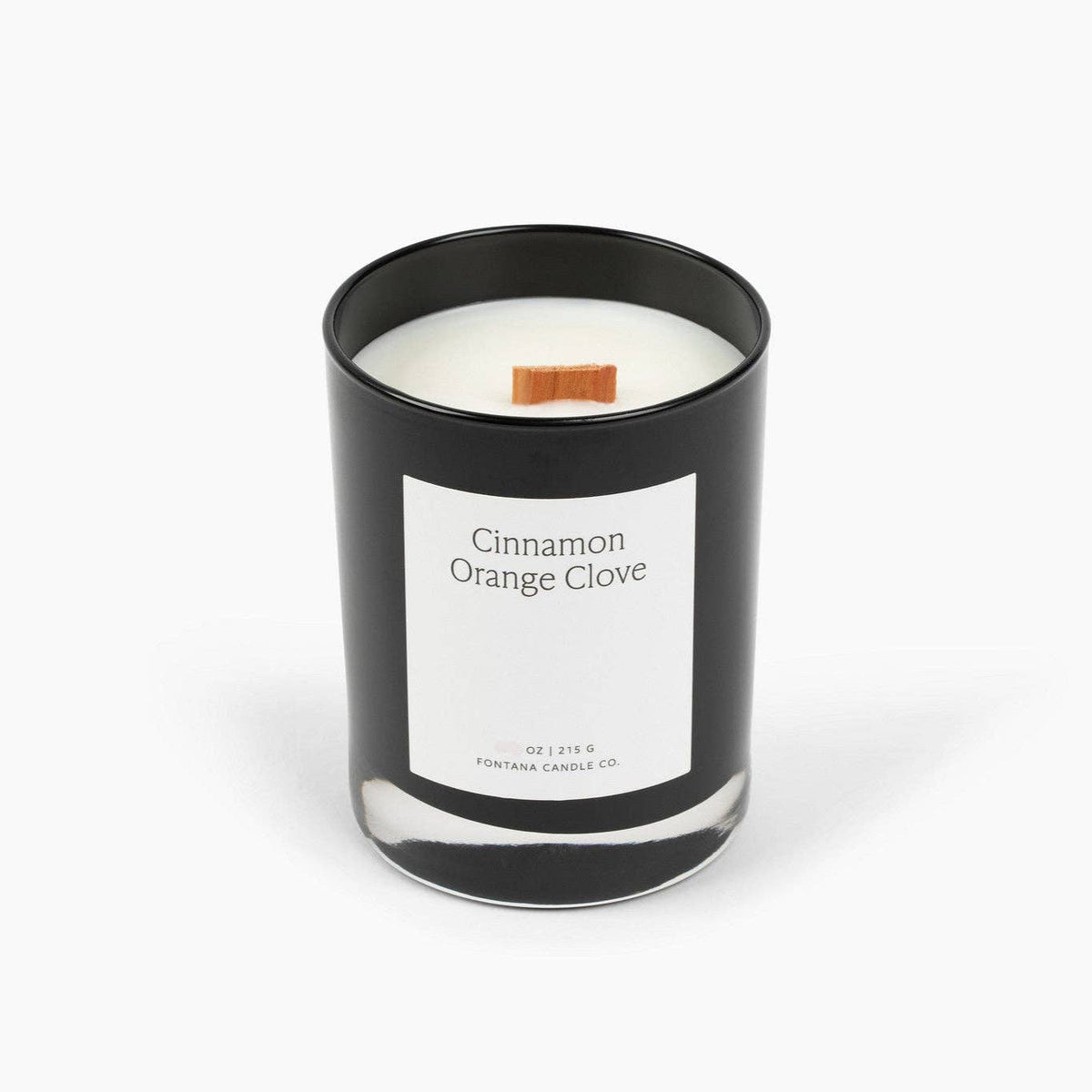 Cinnamon Orange Clove Beeswax Essential Oil Noir Candle