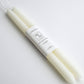 10" & 14" - 100% Beeswax Dipped Candles | Natural White