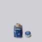 Blue and White Porcelain Plum Blossom Lidded Caddy