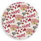 Alabama Football Pattern Vinyl Placemat