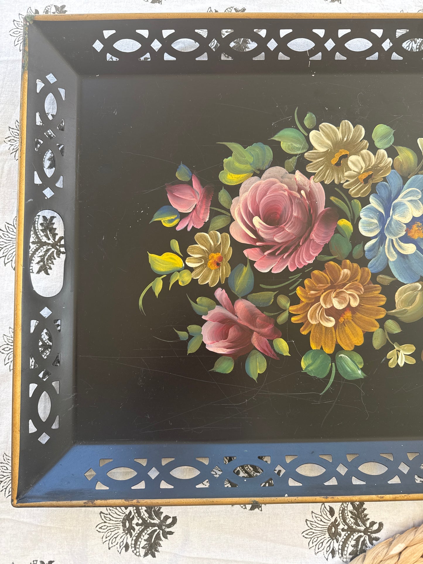 Vintage Tole Tray