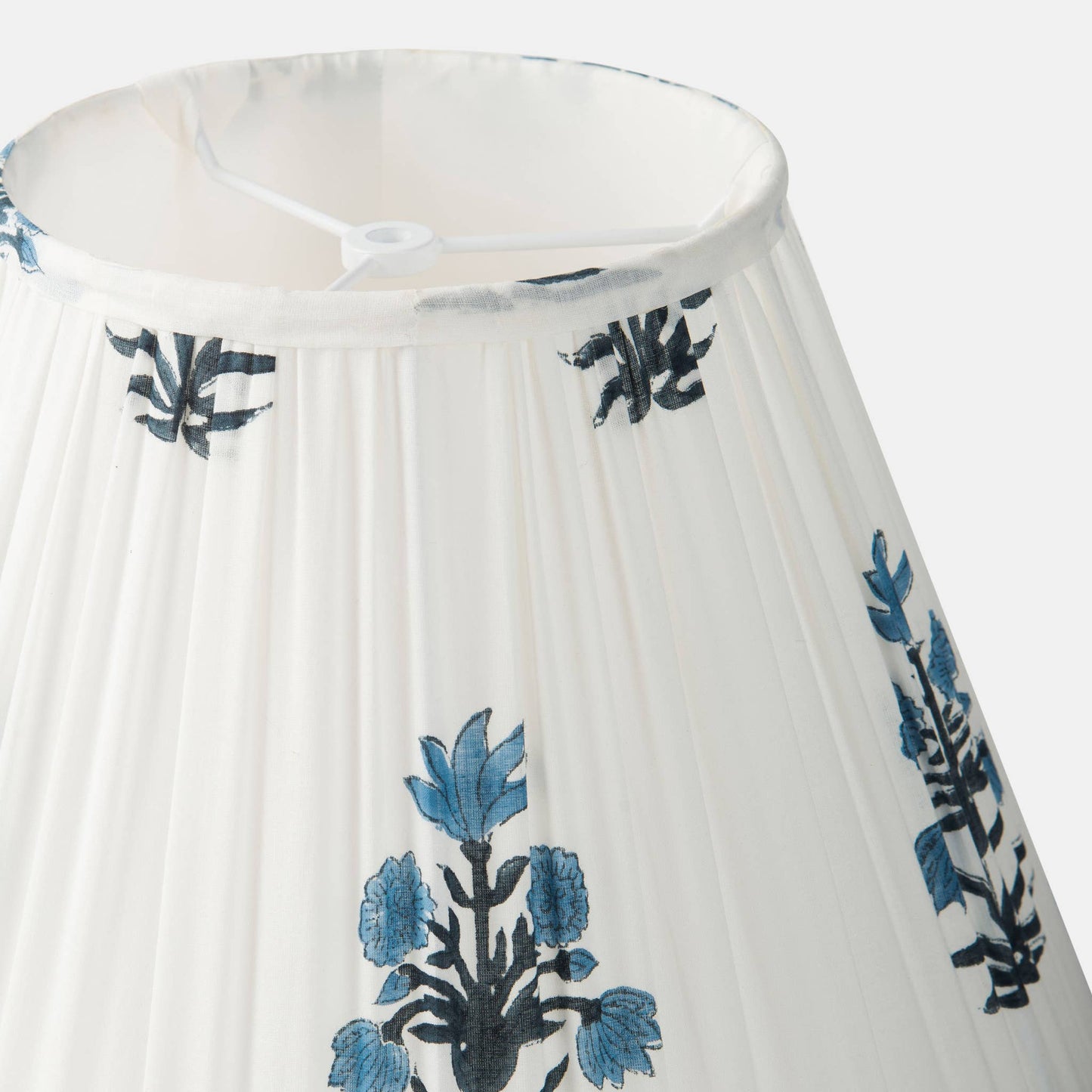 Azure Blossom Lampshade