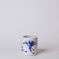 Tiny Blue and White Porcelain Flying Crane Cachepot