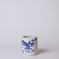 Tiny Blue and White Porcelain Dragon and Pearl Cachepot