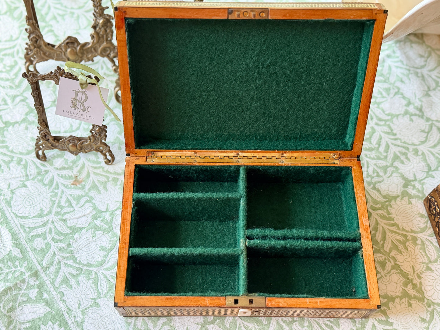 Syrian Damascus Mosaic Marquetry Jewelry Box