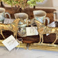 Pair of Antique English Brass Chimney Horses