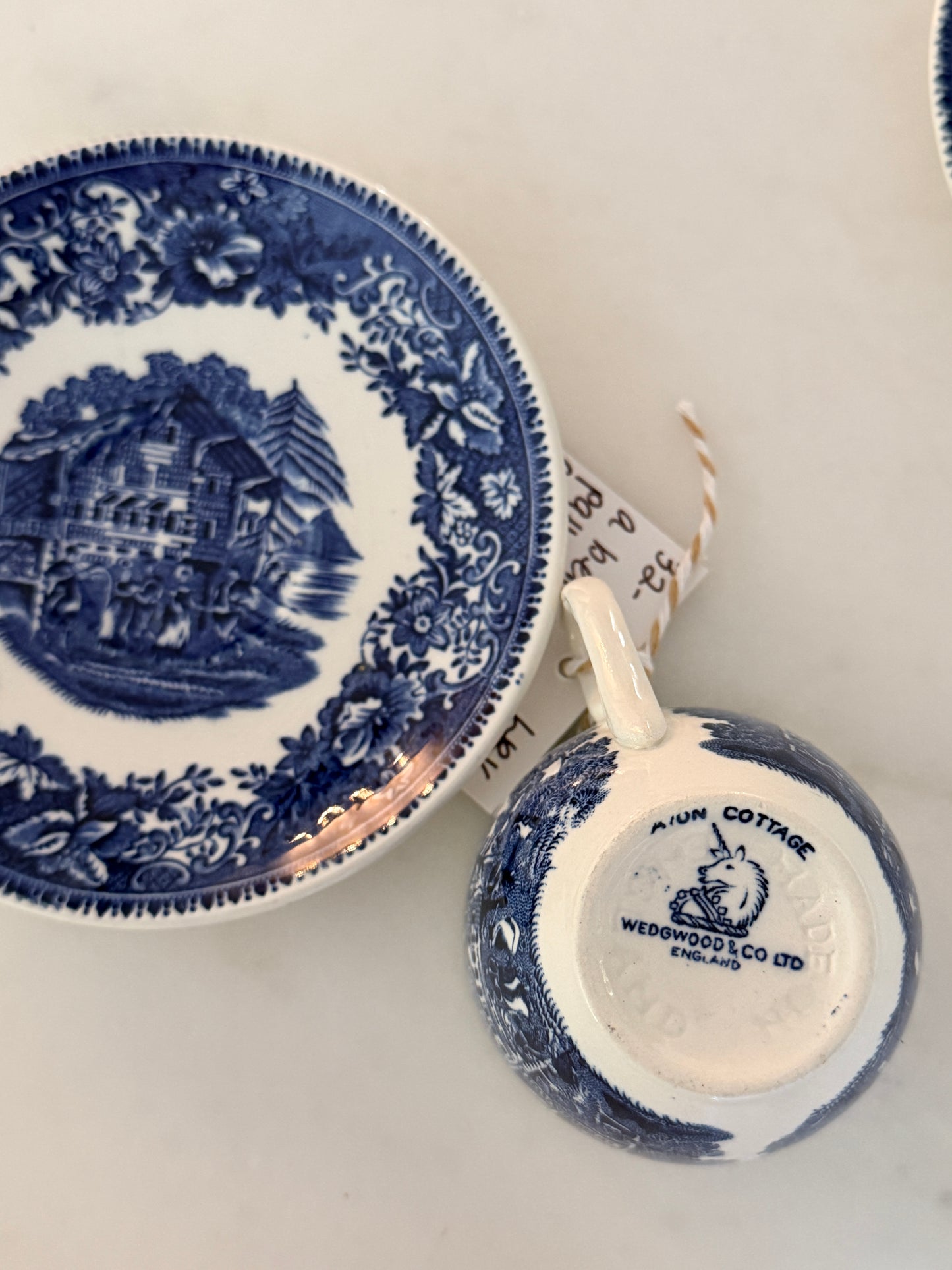 Wedgwood & Co "Avon Cottage" Demitasse Cup & Saucer