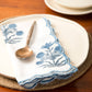 Azure Handblocked Napkin Set