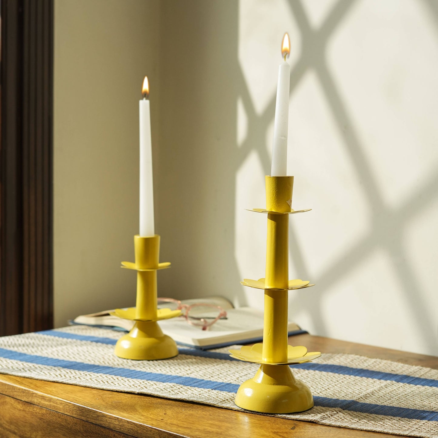 Sunny Tapered Candleholders