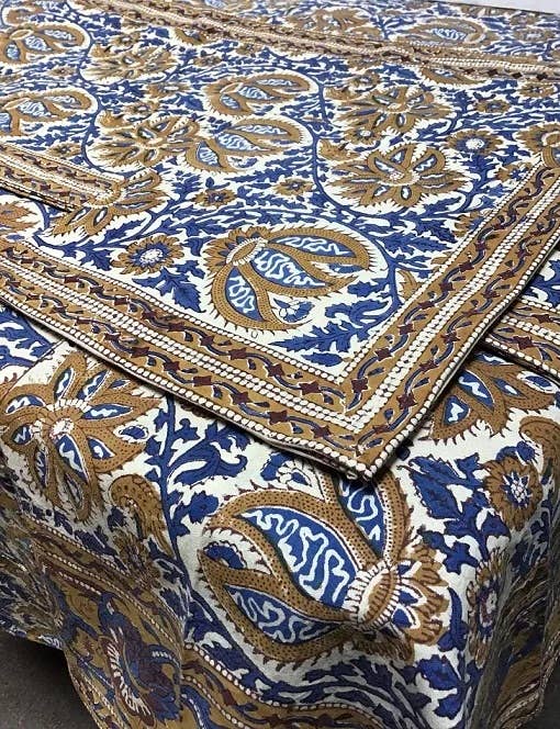Tablecloth 60X60 Pumpkin Flower