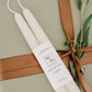 10" & 14" - 100% Beeswax Dipped Candles | Natural White