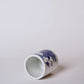 Tiny Blue and White Porcelain Leaping Carp Cachepot