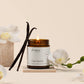 Pure Vanilla Essential Oil Beeswax Jar Candle: Non-Toxic